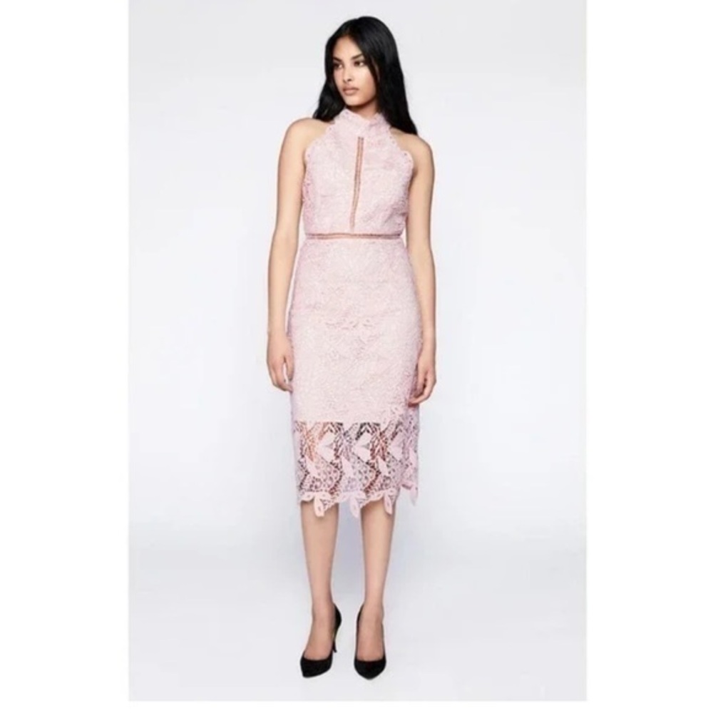 Bardot x Revolve Willow Lace Pink Dress Sz XS